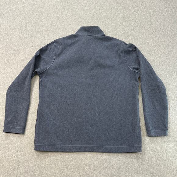 Tommy Bahama Sweatshirt Men 2XL Flip Coast Reversible 1/2 Zip Blue Gray Pullover - Picture 4 of 5